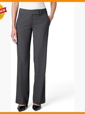 Modern Fit Straight Leg Suit Pants for Work Wear